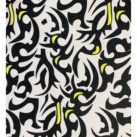 Lycra drukowana CITRON TRIBAL